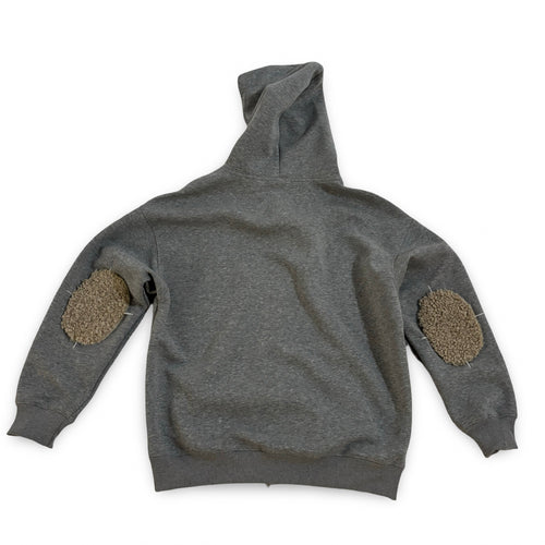 Elbow Patch ZipUp Hoodie